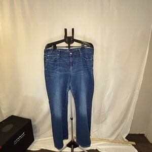 GAP Women's Straight Leg Jeans in Deep Blue